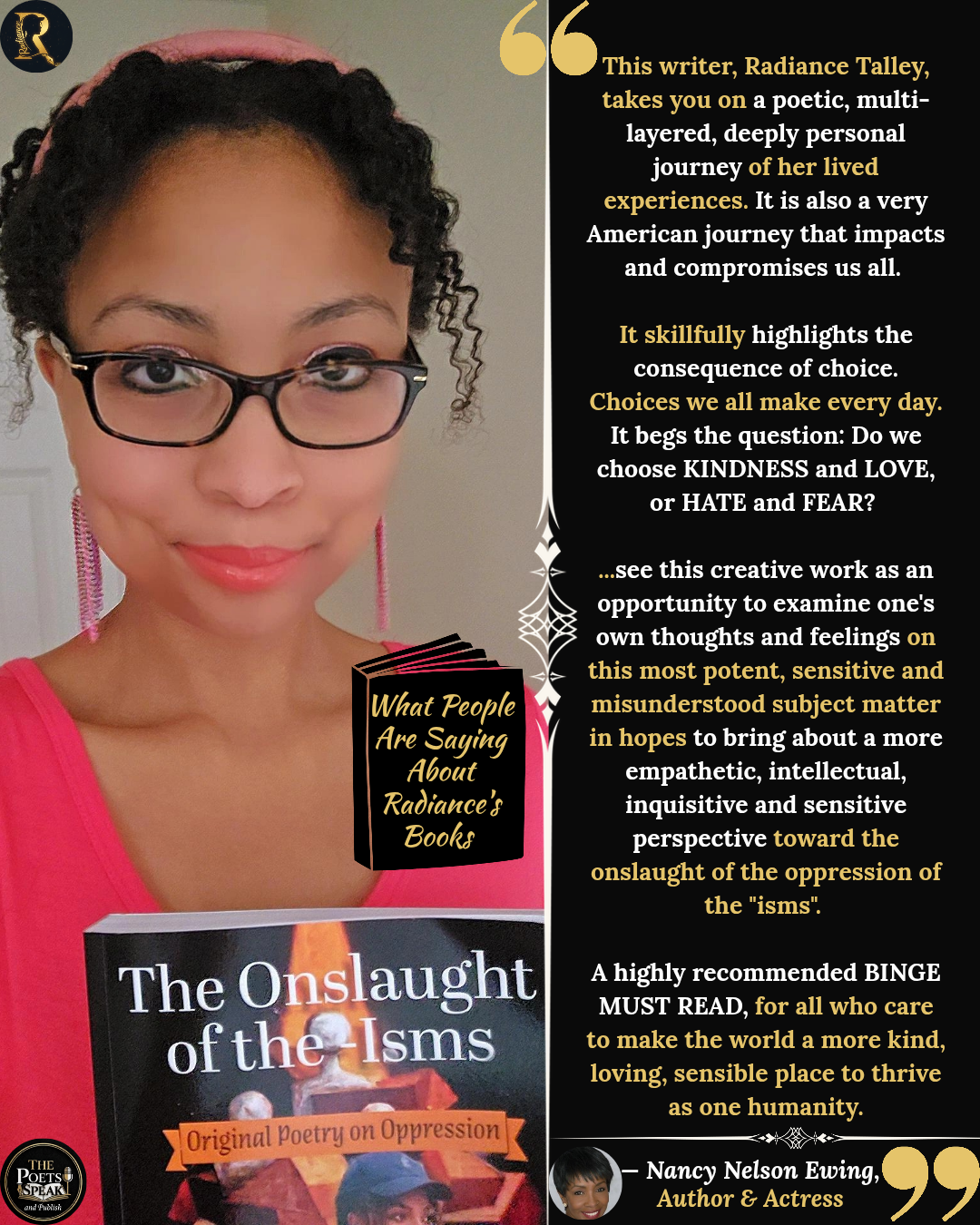 Reader review of The Onslaught of the -Isms — a highly recommended binge must read — Nancy Nelson Ewing